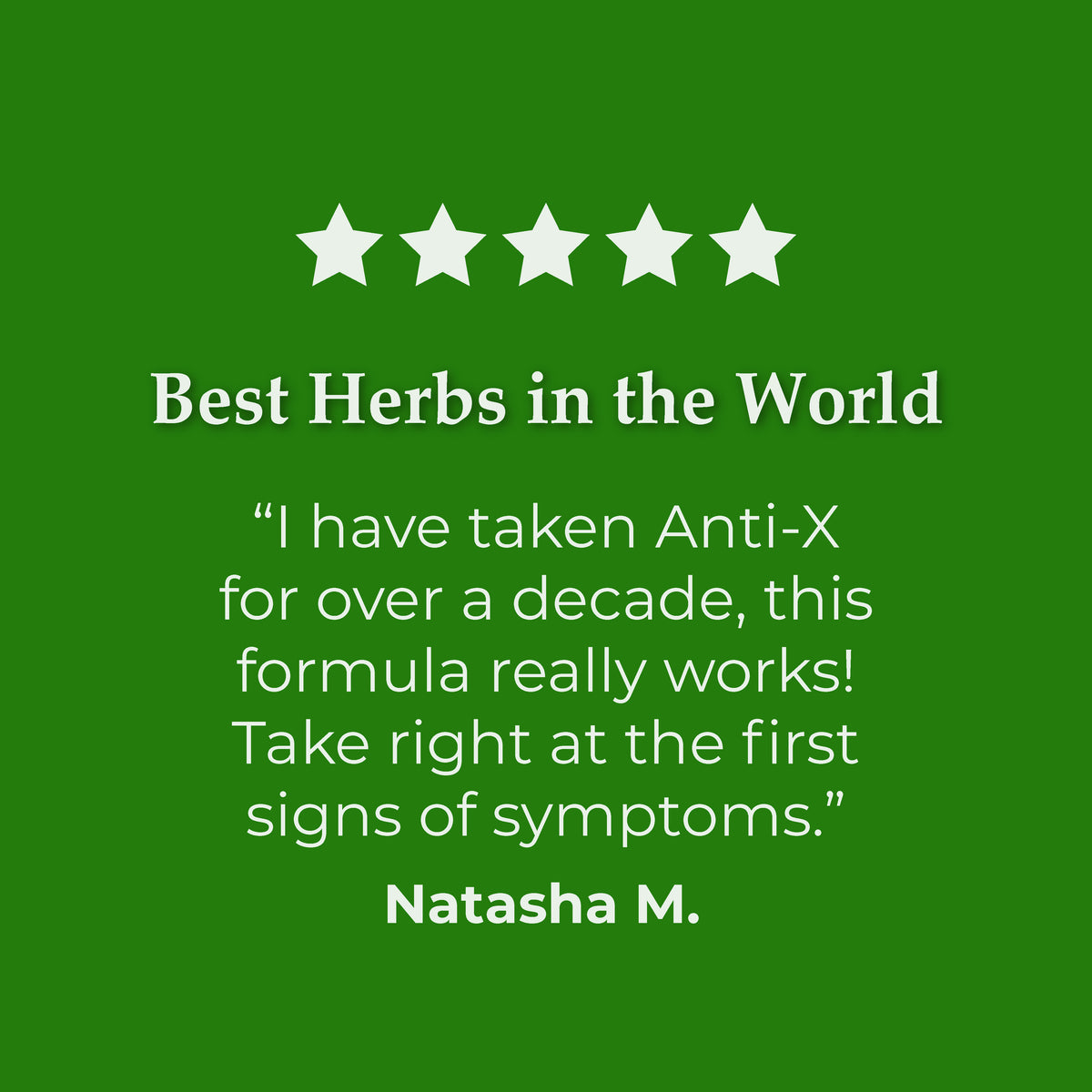 Anti-X — Respiratory & Sinus Support